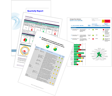 Templated reports